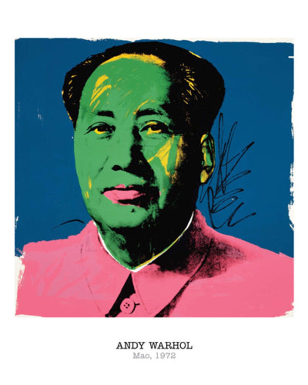 Framed Art Mao 1972 by Andy Warhol - Iconic Pop Art for Your Collection